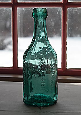 "Carpenter / & Cobb / Knickerbocker / Soda Water / Saratoga / Springs" Soda Water Bottle