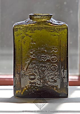 "E Roome / Troy / New York" Snuff Bottle, Similar in form to MW plate 75, #15