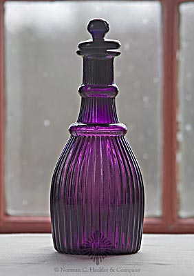 Blown Three Mold Cologne Bottle, GI-7 type 4