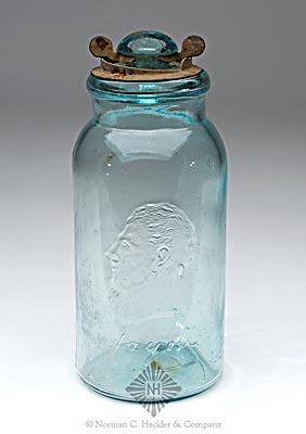 "Lafayette" And Bust Fruit Jar, L #1450-2