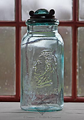 "Lafayette" And Bust Fruit Jar, L #1450-2