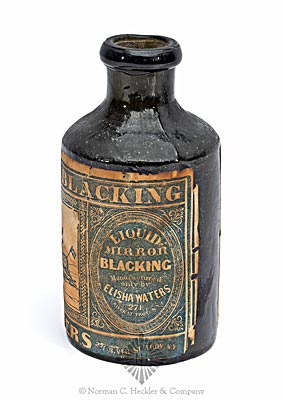 Labeled "Liquid Mirror Blacking" Bottle