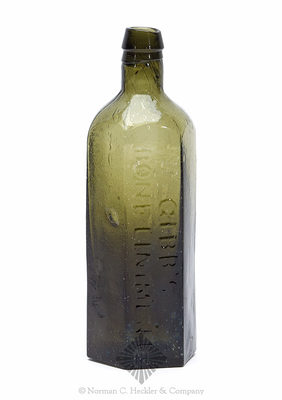 "Gibb's / Bone Liniment" Medicine Bottle, AAM pg. 188