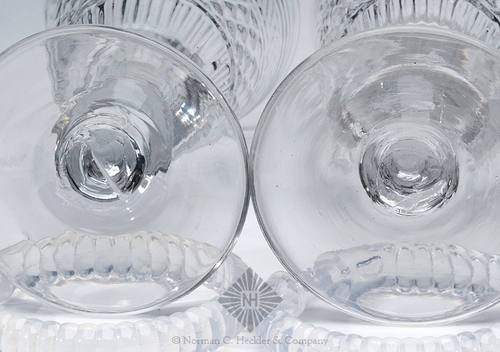 Two Blown Three Mold Wine Glasses, GII-19