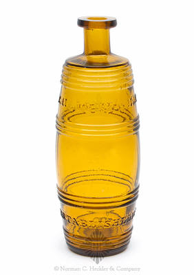 "Hall's / Bitters" Figural Bottle, R/H #H-10