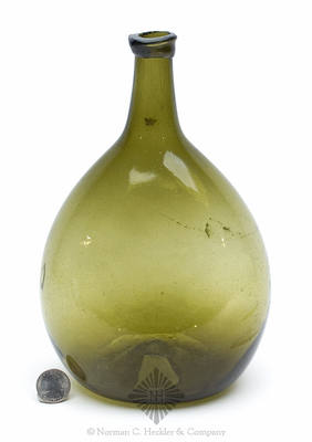 Freeblown Chestnut Bottle, Similar to KW fig. 47