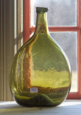 Freeblown Chestnut Bottle, Similar to KW fig. 47