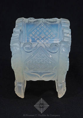 Pressed Glass Eagle And Shield Salt, B/K #1453