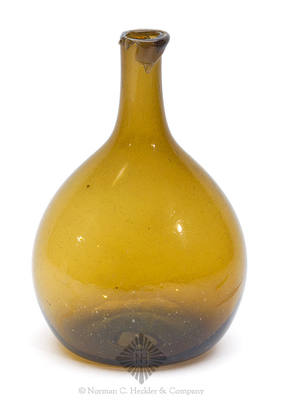 Freeblown Chestnut Bottle, Similar in form to KW fig. 47