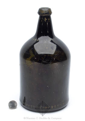 Black Glass Wine Bottle, Similar to MW pg. 207, #12