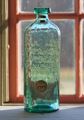 "Dr Langley's / Root & Herb / Bitters / 99 Union St / Boston" Bitters Bottle, R/H #L-21