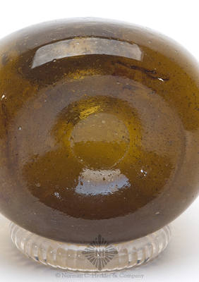 Freeblown Chestnut Bottle, Similar in form to KW fig. 47