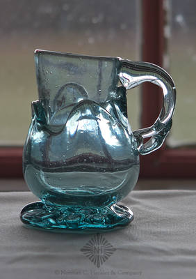 Freeblown Creamer, Similar in form and construction to P, fig. 7, left