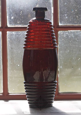 Unembossed Bitters Type Figural Bottle, Similar in form and construction to R/H #G-101