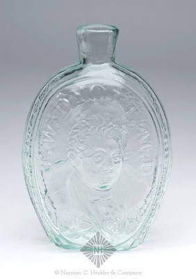 "Benjamin Franklin" And Bust - "T. W. Dyott, M.D." And Bust Portrait Flask, GI-94