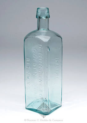 "Dr Huntington's / Golden Tonic / Bitters." - "Portland / Maine" Bitters Bottle, R/H #H-213