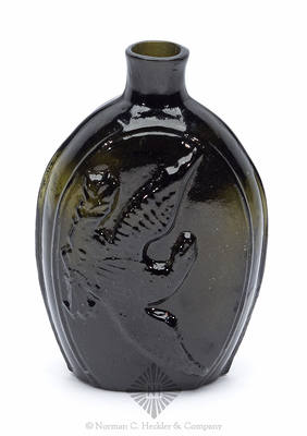 Horse And Cart - Eagle Historical Flask, GV-9