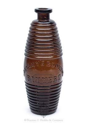 "Greeley's Bourbon / Bitters" Figural Bottle, R/H #G-101