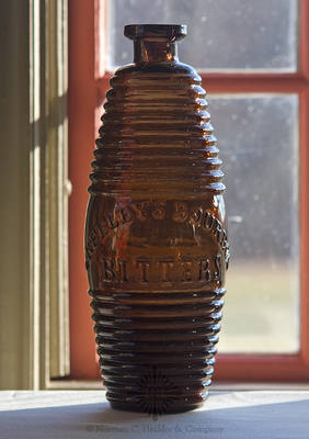 "Greeley's Bourbon / Bitters" Figural Bottle, R/H #G-101