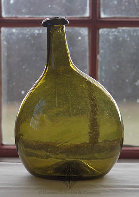 Freeblown Chestnut Bottle, Similar to KW fig. 47