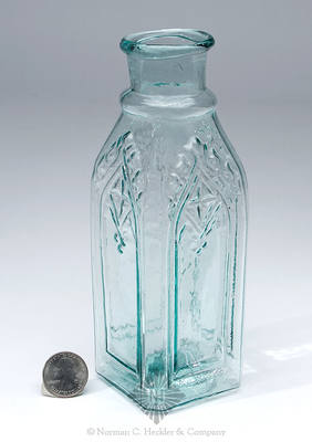 Cathedral Pickle Jar, Similar in form and construction to Z pg. 433, top right