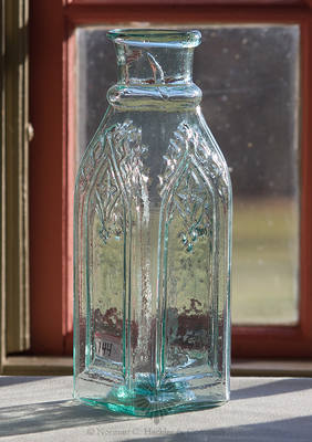 Cathedral Pickle Jar, Similar in form and construction to Z pg. 433, top right