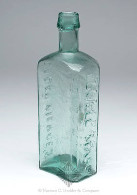 "Dr Geo Pierce's / Indian / Restorative / Bitters / Lowell Mass" Bitters Bottle, R/H #P-96