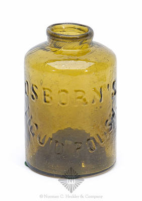 "Osborn's / Liquid Polish." Blacking Bottle