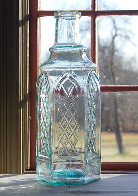 "E H V B / N-Y" Cathedral Pickle Bottle, Similar to Z pg. 411, top right