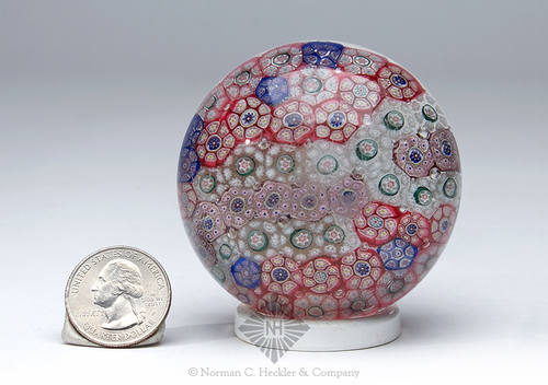 Antique Close Packed Millefiori Paperweight