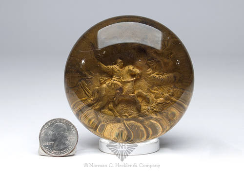 Antique Pinchbeck Paperweight