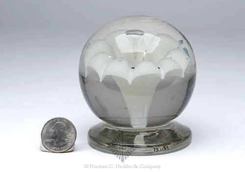 Antique Millville Opaque Lily Paperweight