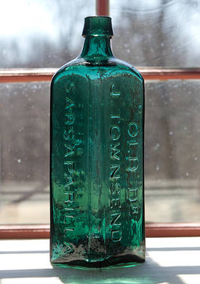 "Old Dr / J. Townsends / Sarsaparilla / New York" Medicine Bottle, AAM pg. 520