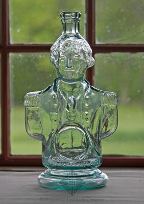 "Simon's Centennial Bitters" Figural Bottle, R/H #S-110