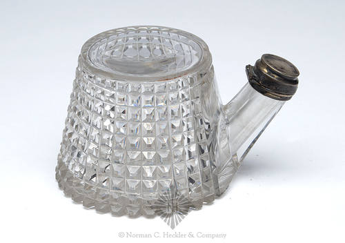 Cut Glass Inkwell, Similar in form and construction to C #1271