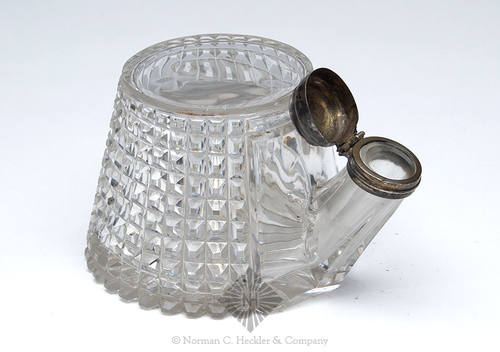 Cut Glass Inkwell, Similar in form and construction to C #1271