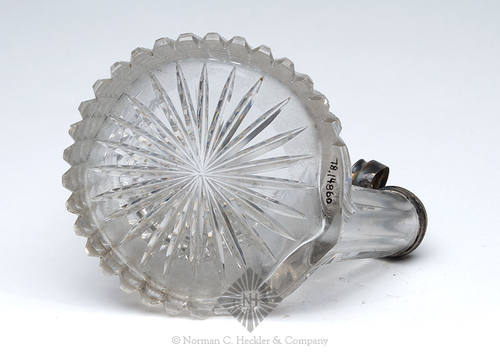 Cut Glass Inkwell, Similar in form and construction to C #1271