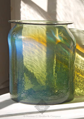 Freeblown Utility Jar, Glass of a similar color is noted in AG on pg. 89, left