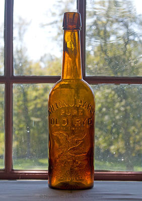 "Milton J. Hardy, / Pure / Old Rye / Trade Mark / (Eagle) / Milton J. Hardy & Co / Manufacturers / Louisville, KY." Whiskey Bottle, JT #34