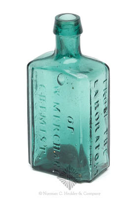 "From The / Laboratory / Of / G.W. Merchant / Chemist. / Lockport / N.Y." Medicine Bottle, AAM pg. 350