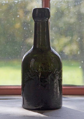 "John J. Staff" Soda Water Bottle