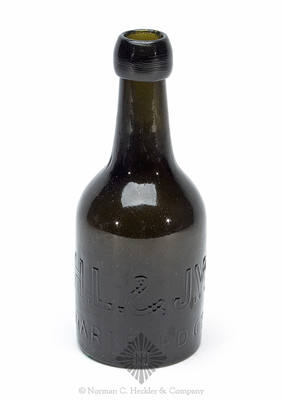 "H.L. & J.W. Brown / Hartford CT." Soda Water Bottle