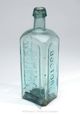 "Doctor. / Dewtt C. / Kellinger / New. York." Medicine Bottle, AAM pg. 280