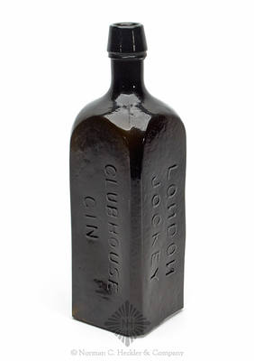 "London / Jockey / Club House / Gin / (Horse And Rider) " Bottle, Similar to H #2345