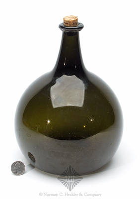 Freeblown Globular Bottle, Similar in form and construction to MW plate 47, #3