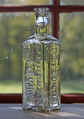 "Doct. Curtis' / Cherry / Syrup / New York" Medicine Bottle, AAM pg. 125