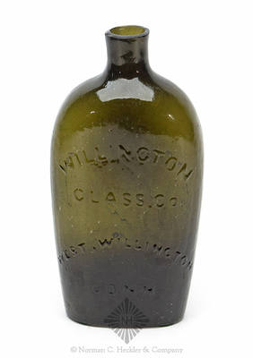 Eagle - "Willington / Glass, Co" Historical Flask, GII-62