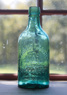 "Artesian Spring Co. / AS / Ballston / N.Y." - "Ballston Spa. / Lithia / Mineral / Water" Mineral Water Bottle, T #S-6 Type II