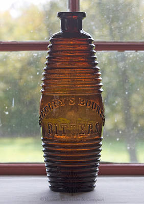 "Greeley's Bourbon / Bitters." Figural Bottle, R/H #G-101