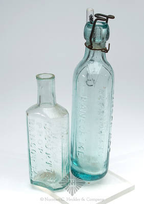 Two Bangor, Maine Bottles, AAM pg. 256 and unlisted